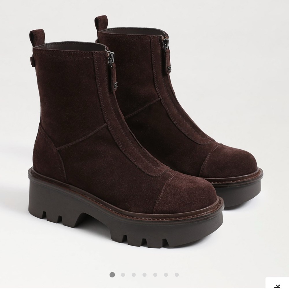 Sam Edelman Chocolate Suede Ankle Booties